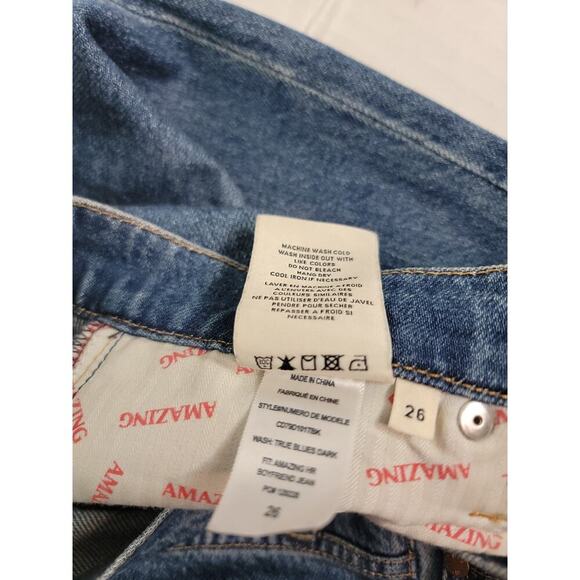 Alice and Olivia Wide Leg Jeans Size 26 High Rise Crop Boho Classic - Picture 5 of 12